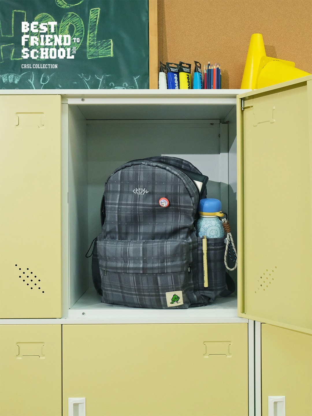 CRSL Haru Backpack I Pattern Backpack I Tas Sekolah I Tas Kuliah I Unisex