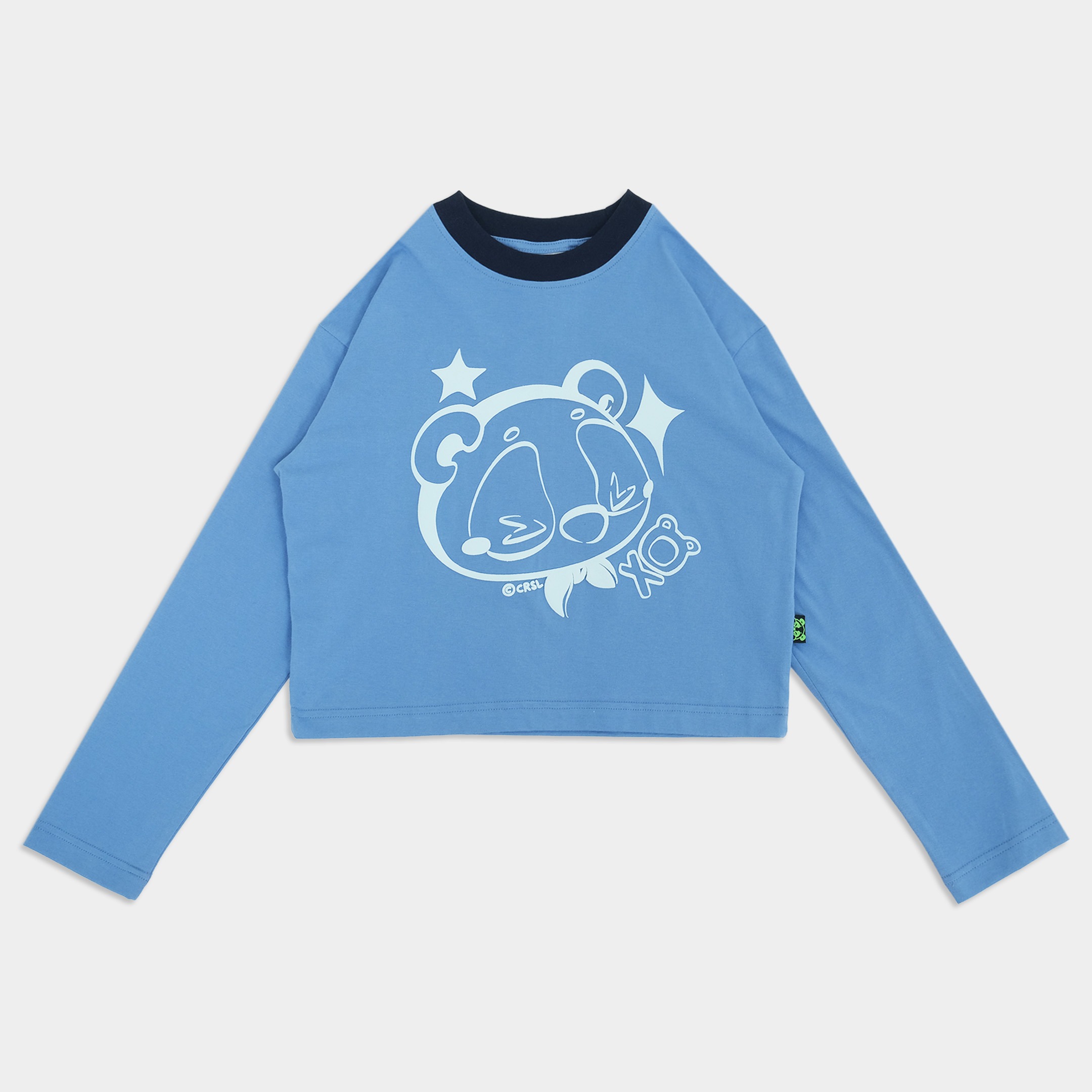 CRSL Summer Long Sleeve Tees | Baby Tee T-shirt Crop Top Wanita | Kaos Lengan Panjang Cewe