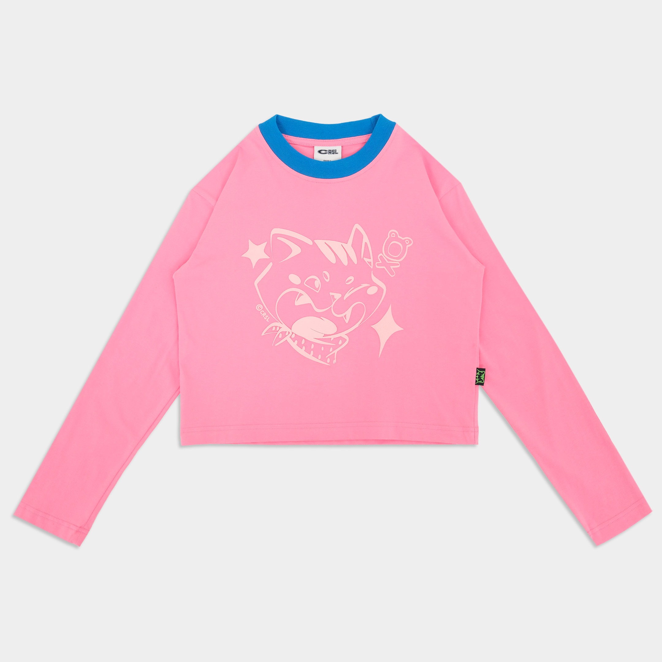 CRSL Summer Long Sleeve Tees | Baby Tee T-shirt Crop Top Wanita | Kaos Lengan Panjang Cewe