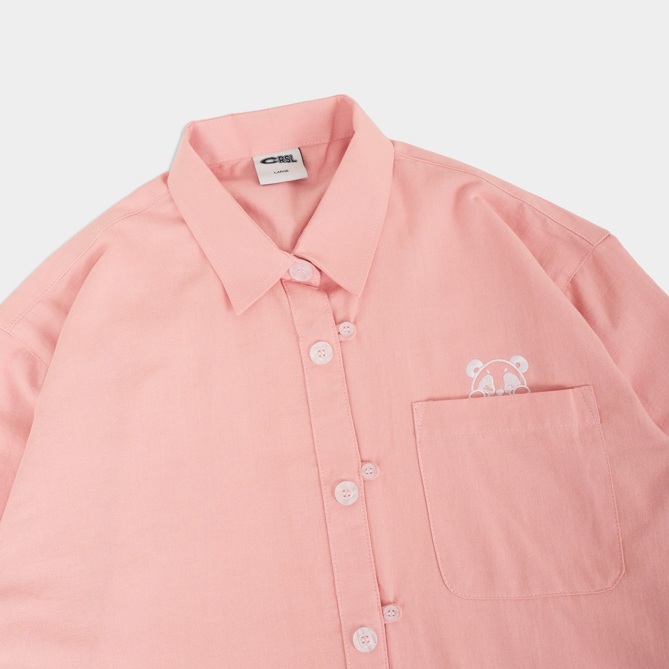 CRSL Vida Shirt | Atasan Kemeja Raya Lebaran Linen | Unisex pria wanita lengan 3/4 Couple Basic