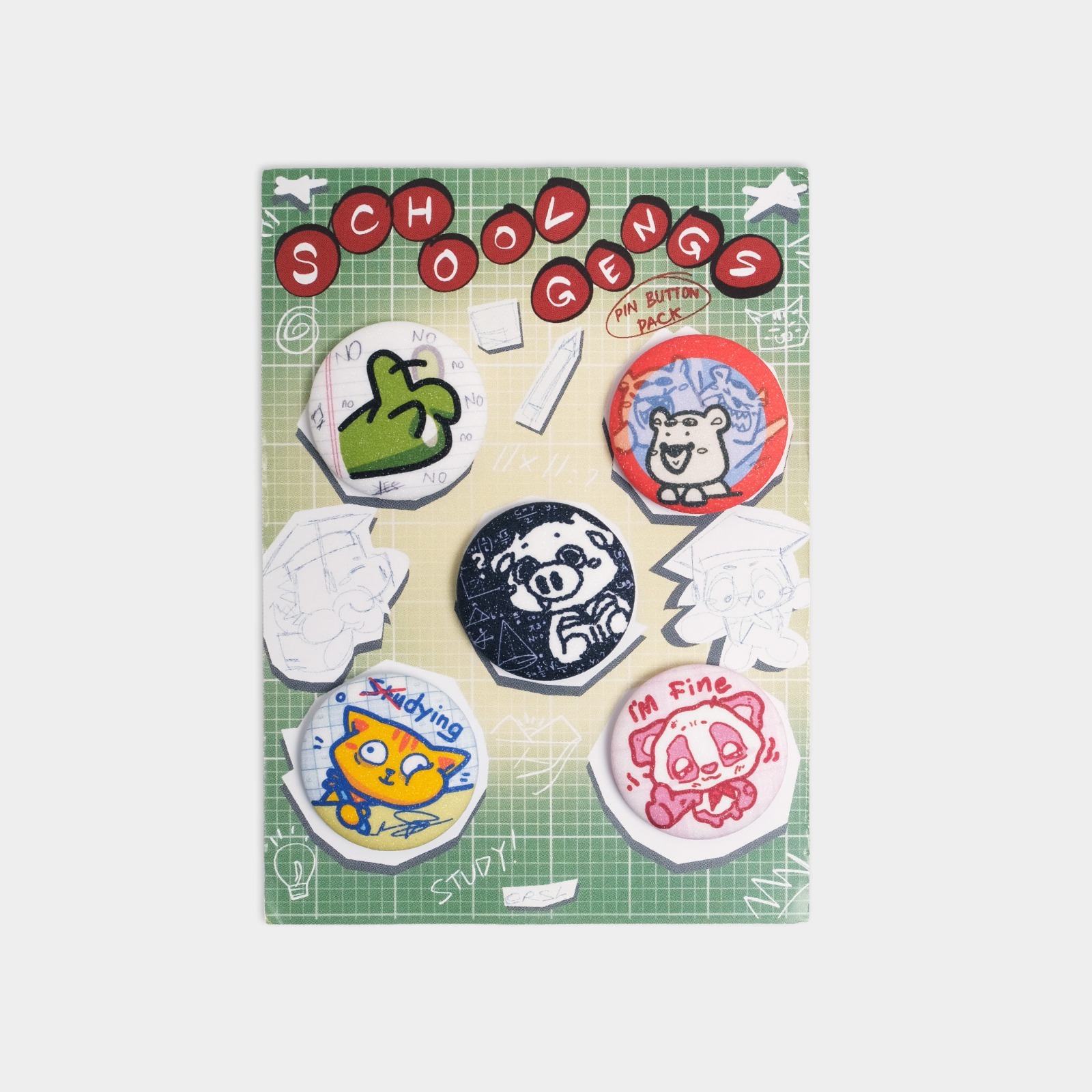 CRSL Gengs Pin Button Pack I Accessories I Pin 