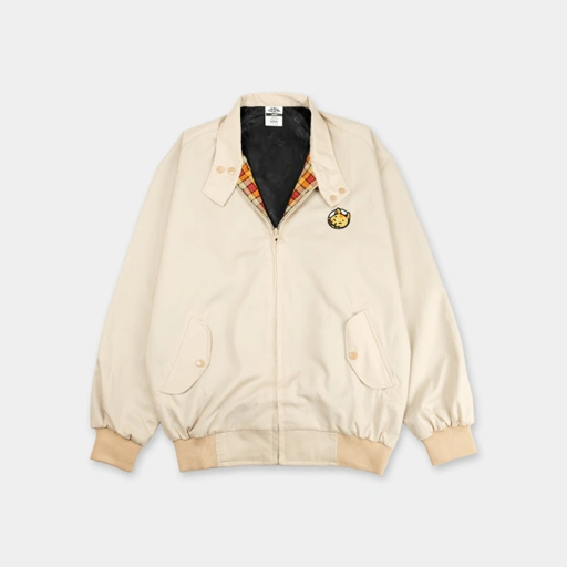 Image of CRSL Chilo Adopter Jacket | Cream | Pria Wanita Lengan Panjang Harrington Unisex Work Jaket Motor
