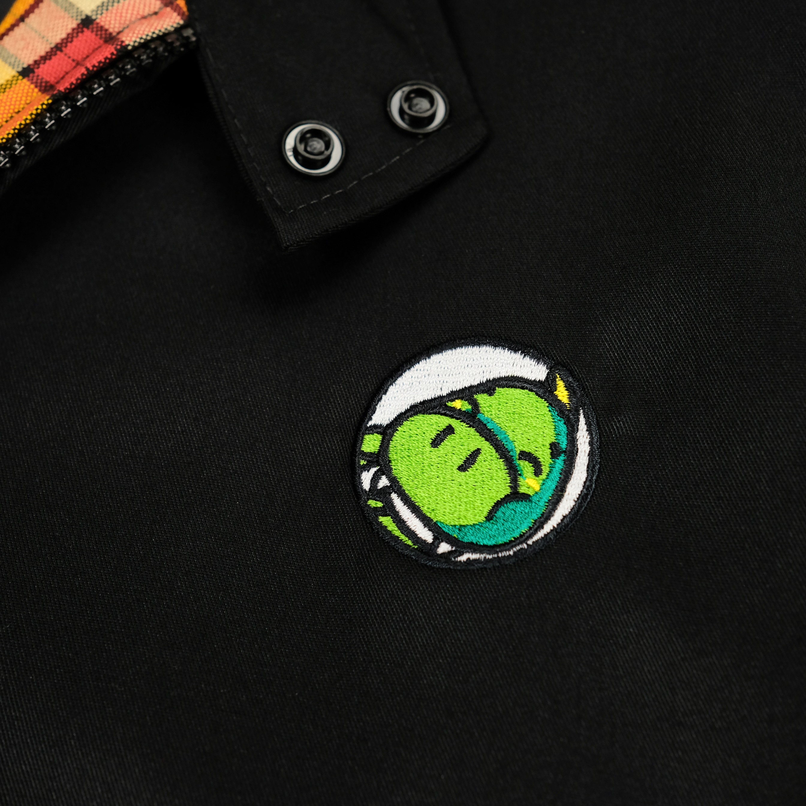 CRSL Odin Adopter Jacket | Black Jacket | Harrington Jacket | Jaket Motor Vintage | Jaket Casual Unisex Pria Wanita