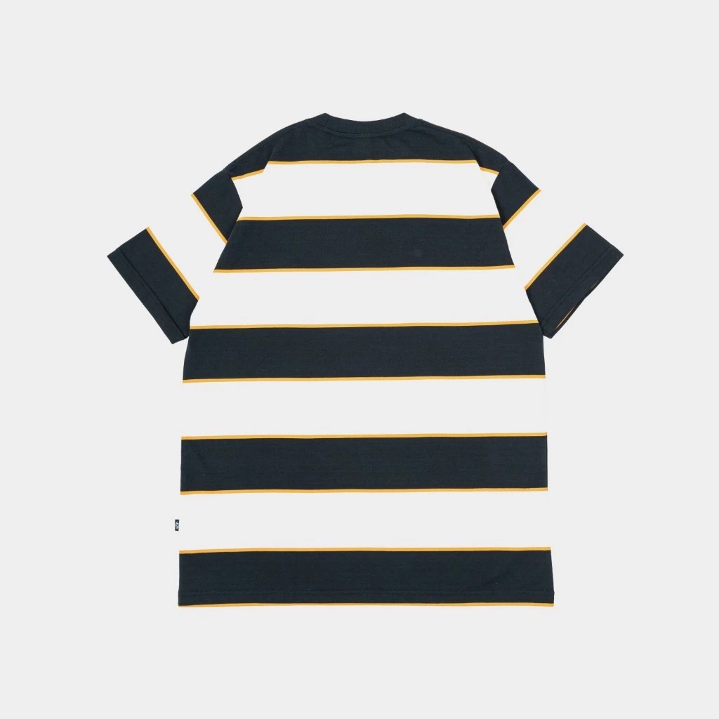 CRSL Chilo Arco Stripe Tees Cream I Baju Garis-Garis I Stripe T-Shirt I Kaos Atasan I Basic Tees I Regular T-Shirt I Unisex