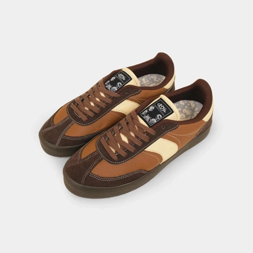 Image of CRSL Choco Slyde Sneakers Brown I Sepatu Bertali I Sporty I Unisex Pria Wanita