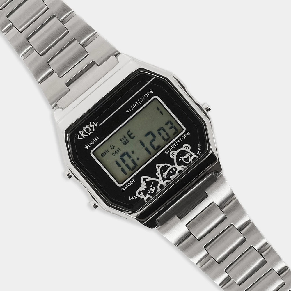 CRSL Cyblo Watch Silver I Jam Tangan Digital I Aksesoris Jam I Jam Tangan Formal I Jam Tangan Couple