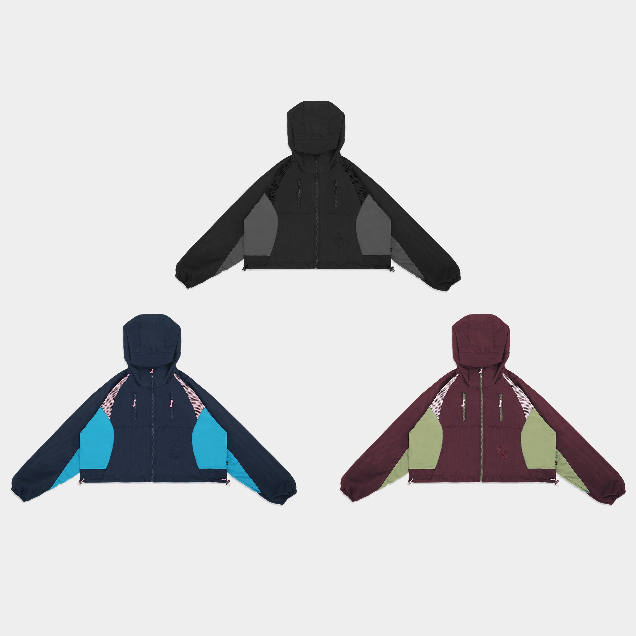 CRSL MOTION JACKET | Olahraga Wanita Sport Jacket Lengan Panjang | Atasan Outdoor cewek ringan Crop