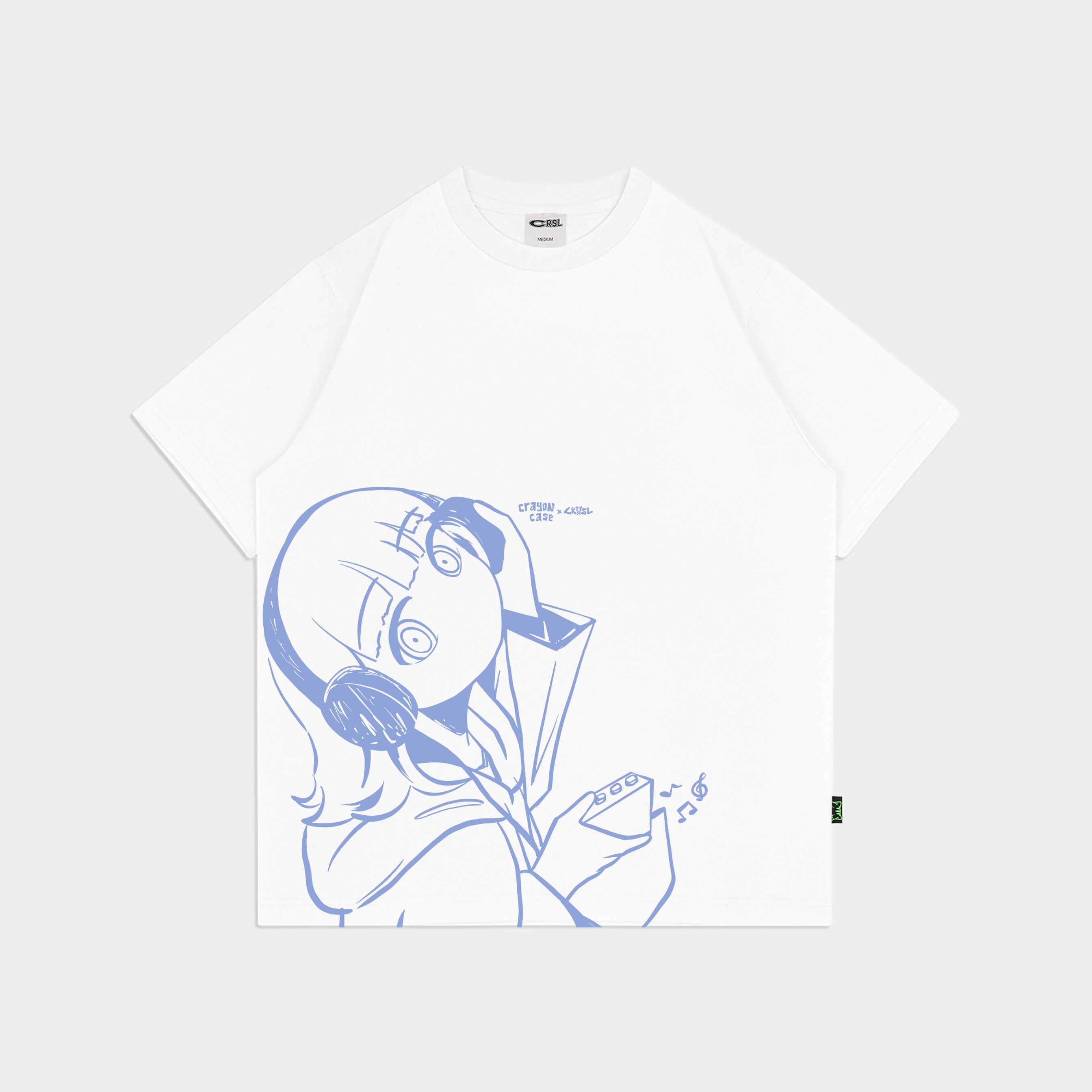 CRSL X CRAYON CASE CATCH TEES WHITE
