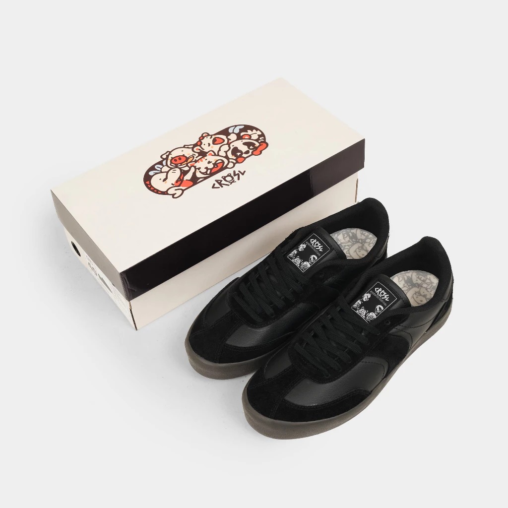CRSL Odin Slyde Sneakers Black I Sepatu Bertali I Unisex