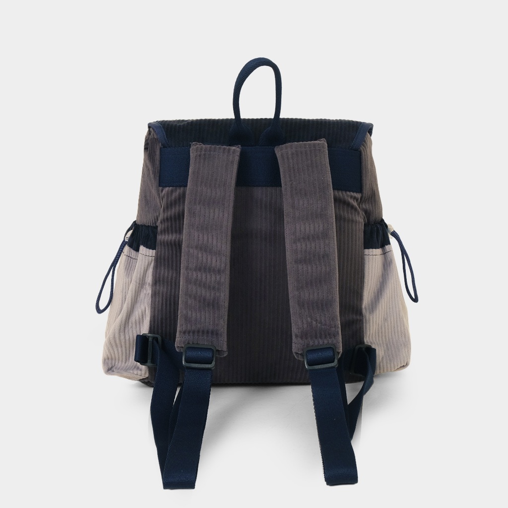 CRSL Gravel Mini Backpack Grey | Tas Travelling I Bagpack Corduroy Kecil | Ransel Mini Kampus Sekolah Unisex Pria Wanita