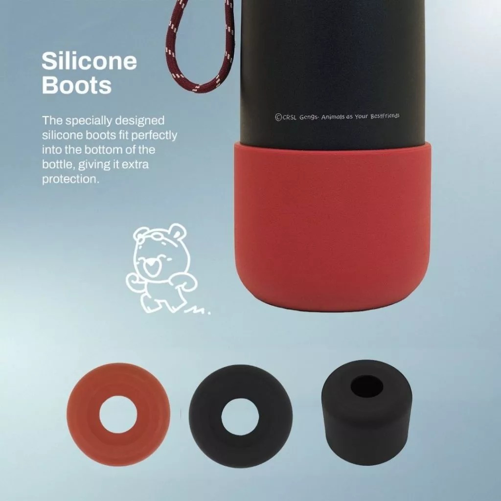 CRSL Bowl Boots Black For Chubbi Middy Tumbler