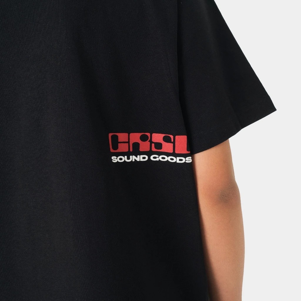 CRSL Jazzy Black Tees