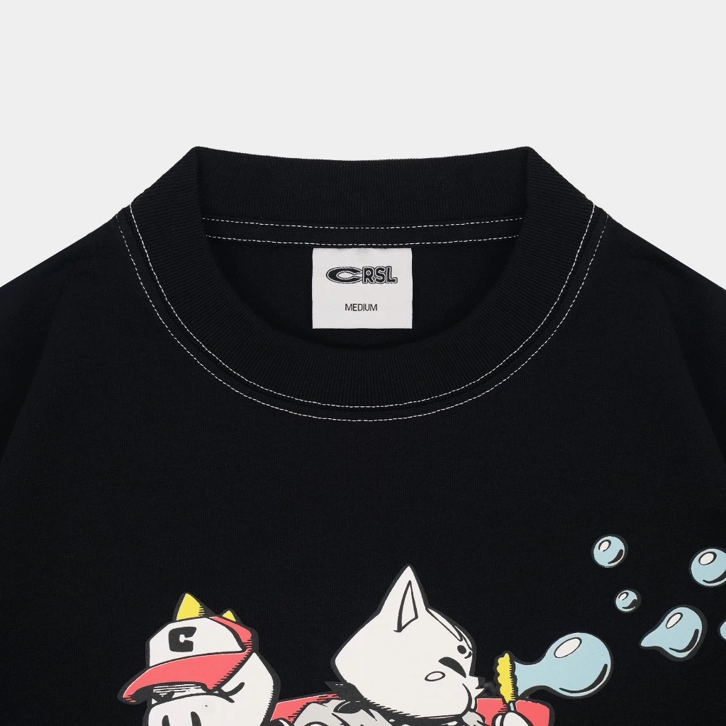 CRSL Chill Tees Black Unisex