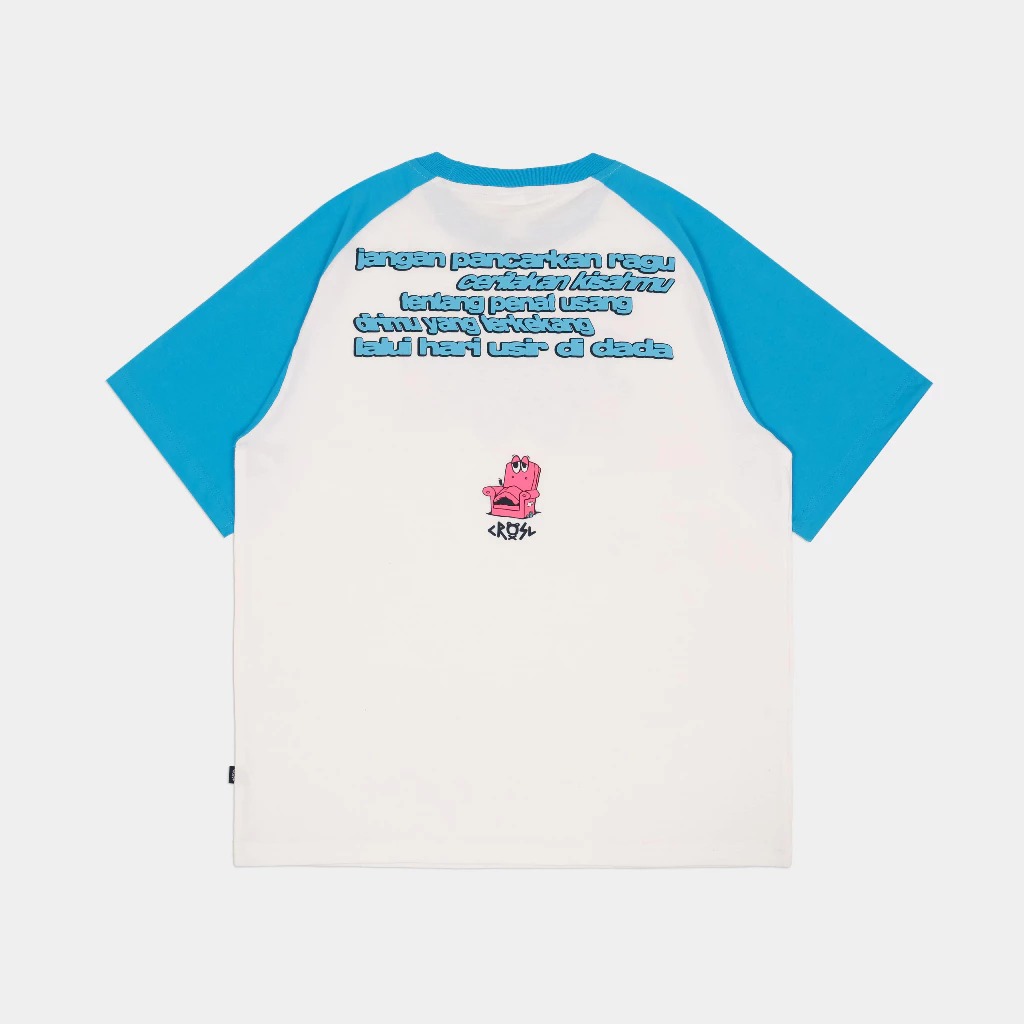 CRSL X Skandal Sour Tees White I Collab Merch Band I Reguler Fit I Unisex