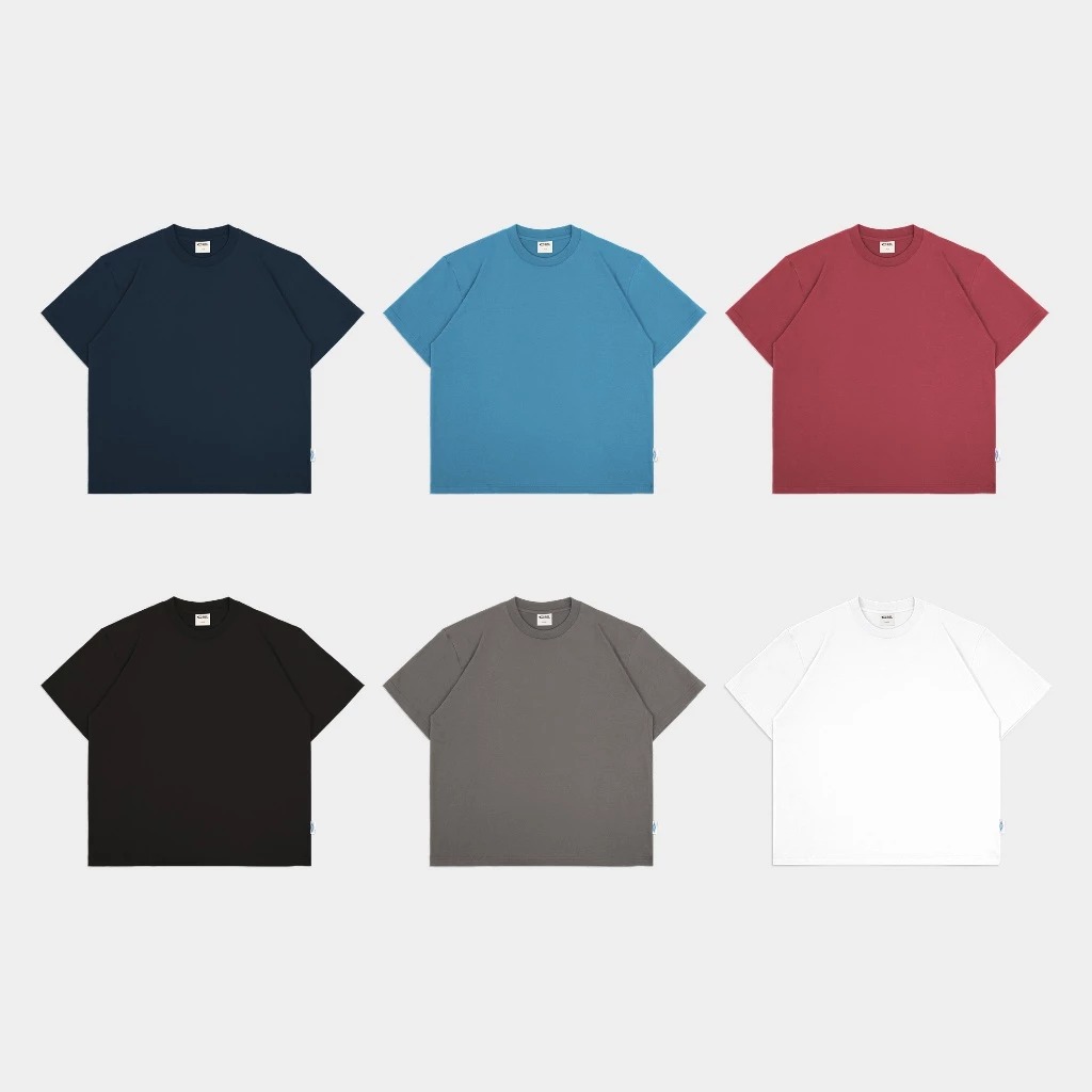 CRSL Blocky Tees Boxy Fit I Cotton Combed I Kaos Polos I Premium Tshirt Unisex