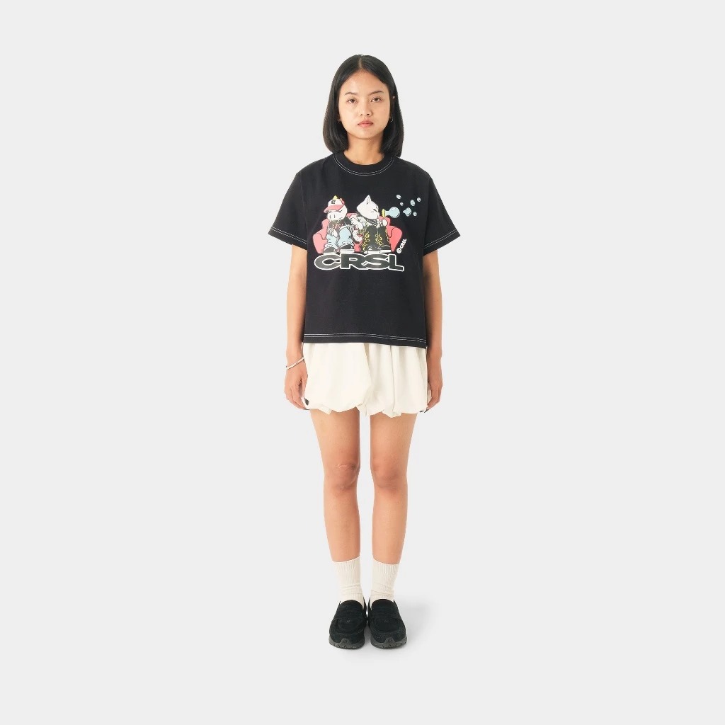 CRSL Chill Tees Black Unisex