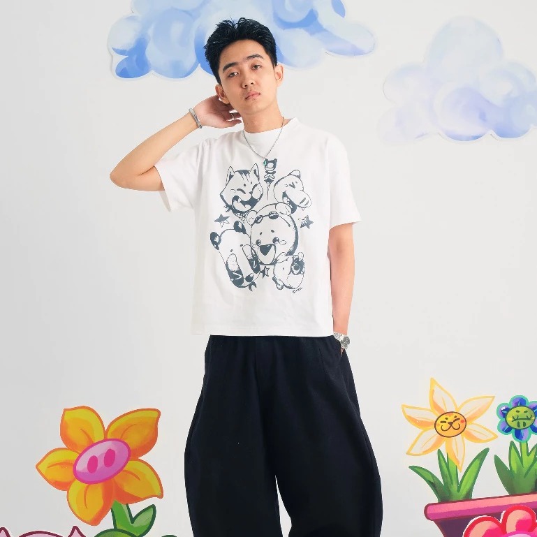 CRSL Trippy Tees White