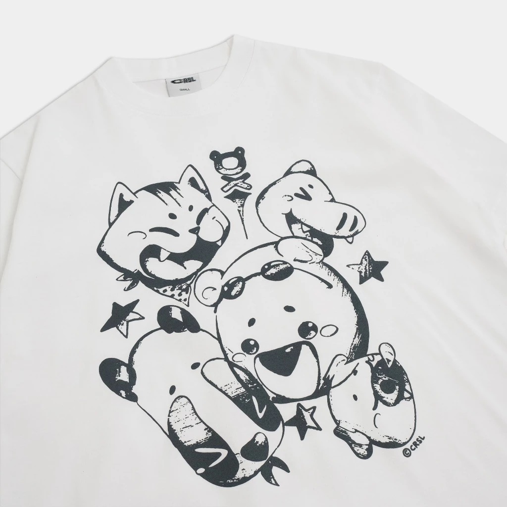 CRSL Trippy Tees White