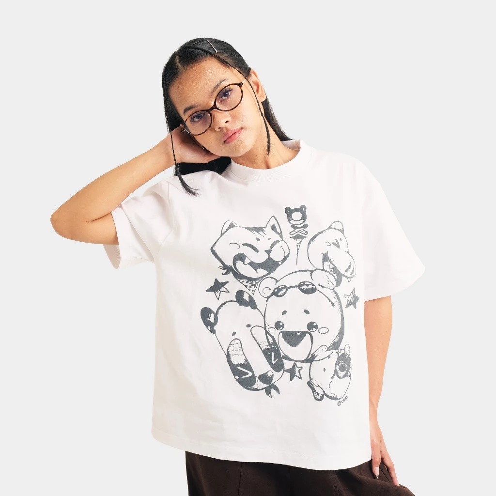 CRSL Trippy Tees White