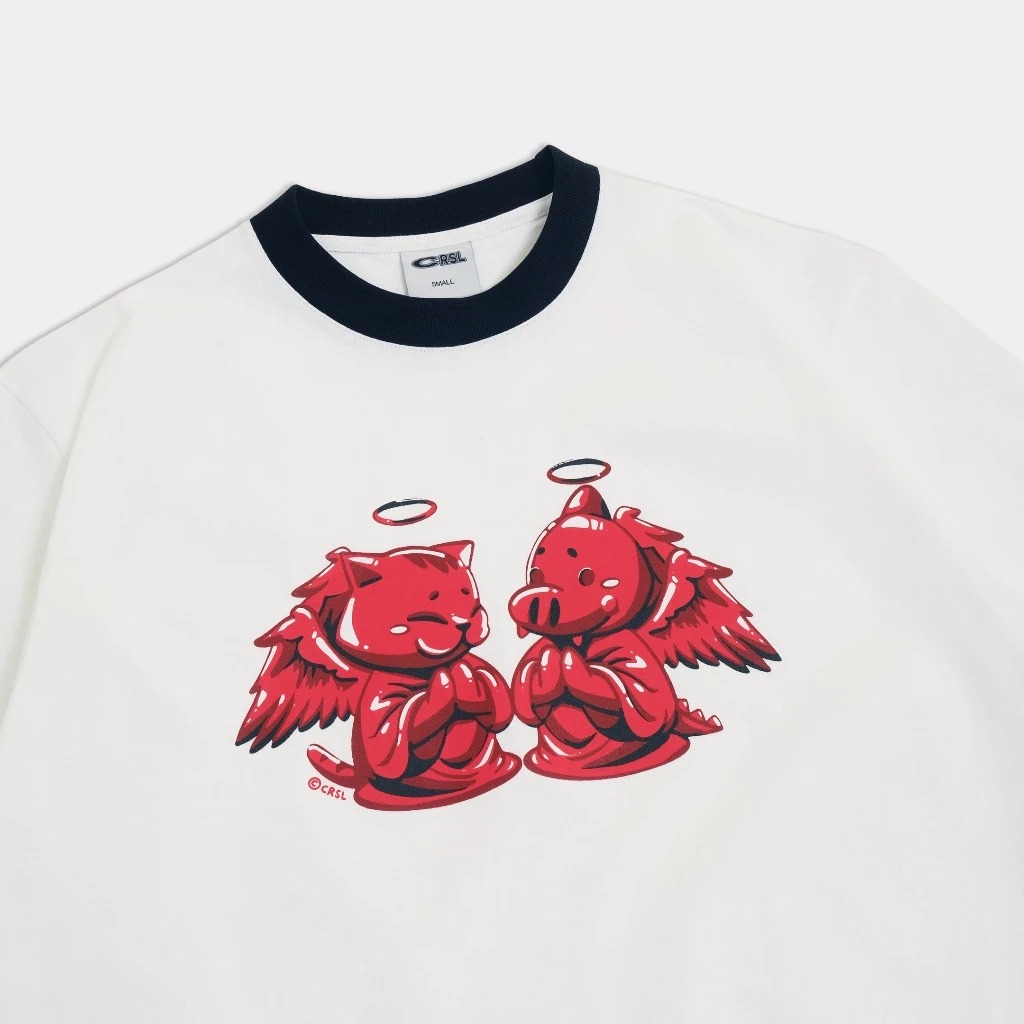 CRSL Angel Tees White
