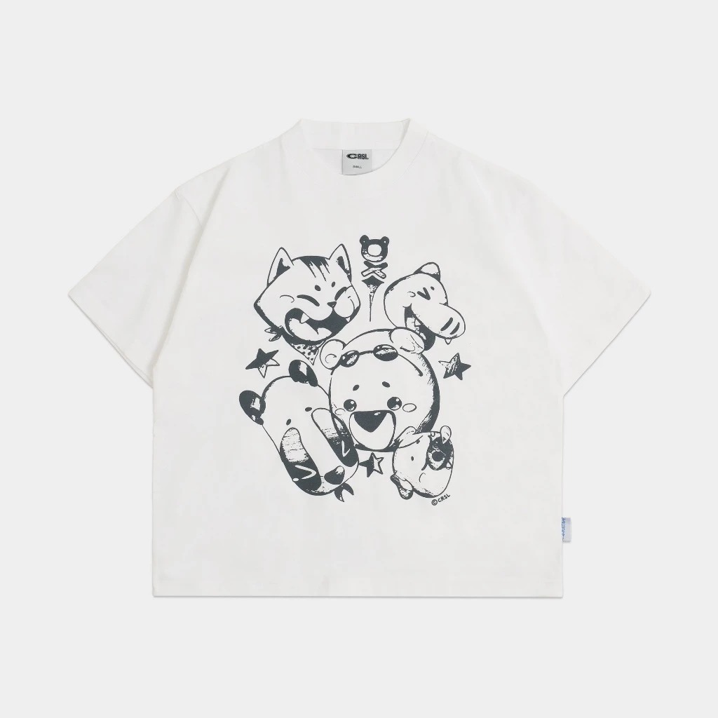 CRSL Trippy Tees White