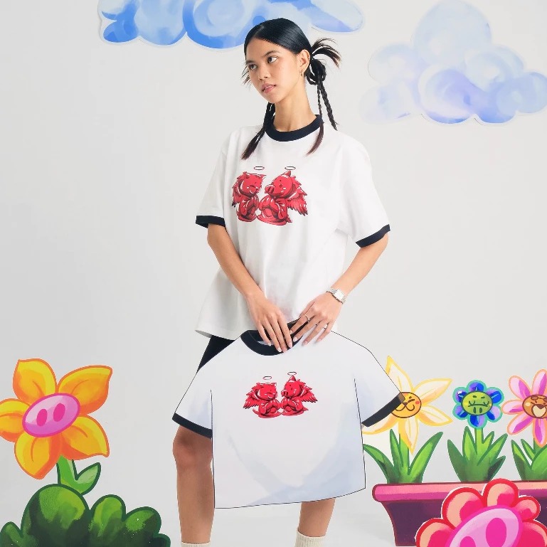 CRSL Angel Tees White
