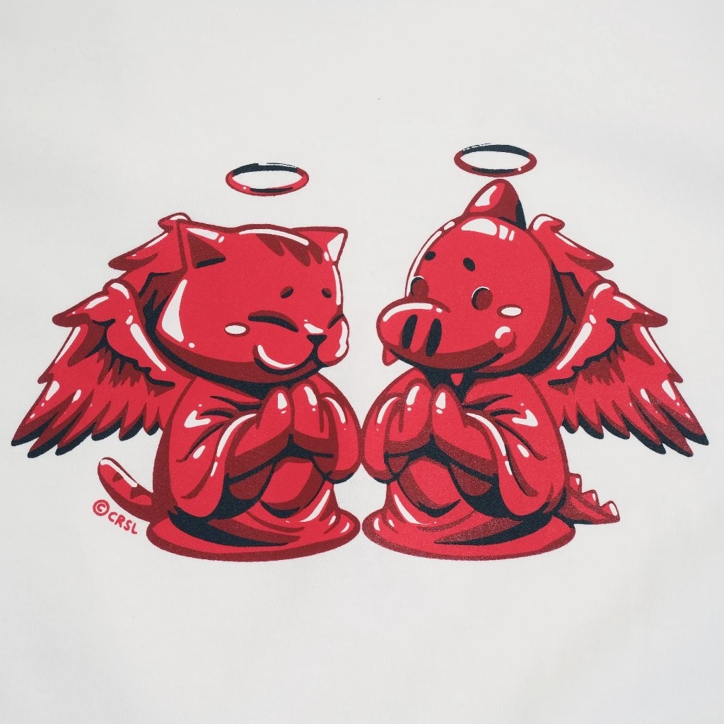 CRSL Angel Tees White