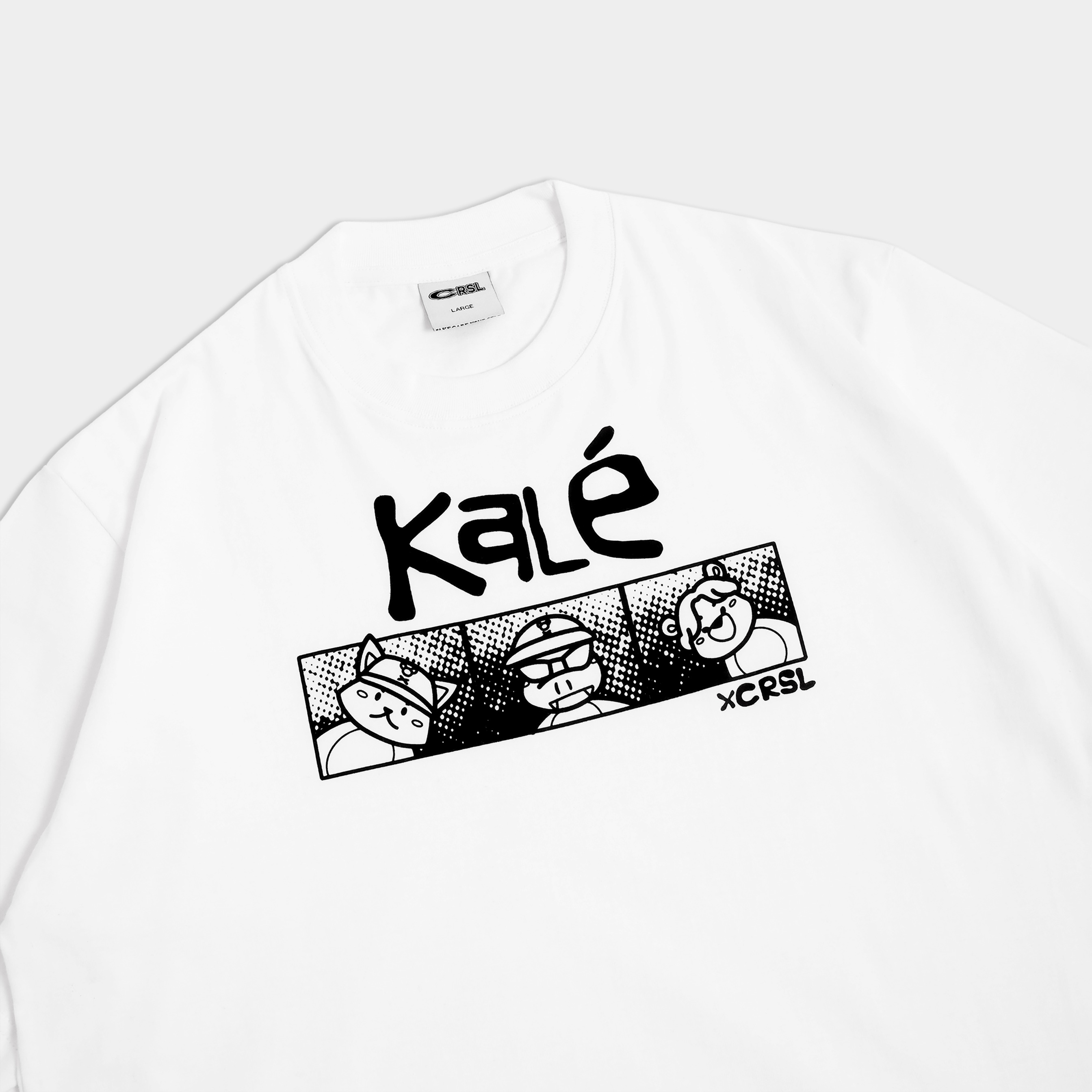 CRSL X KALE WELVER TEES WHITE