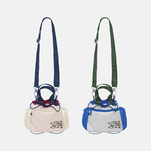 Image of CRSL MARPI SLING BAG CREAM BLUE | OFFICIAL MERCHANDISE CRSL LAND FESTIVAL | SLINGBAG | BUMPY