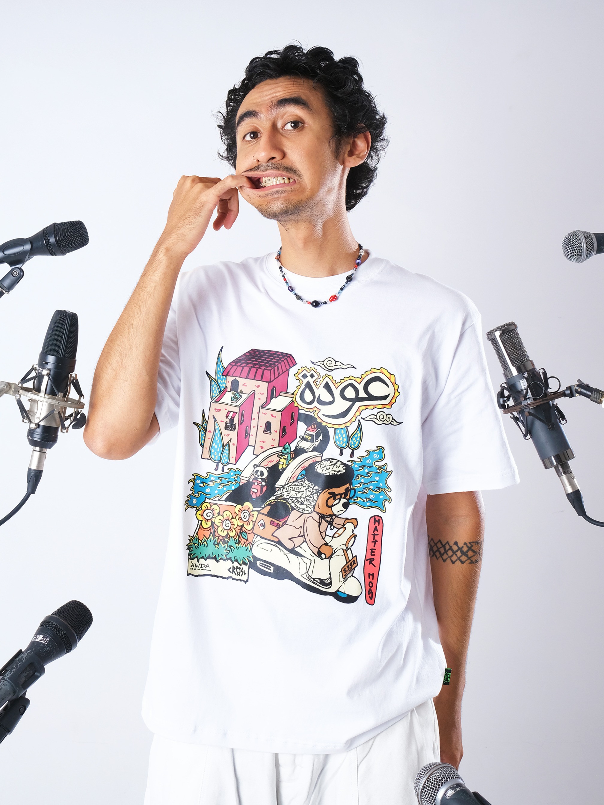 CRSL X MATTER MOS PULANG TEES WHITE 