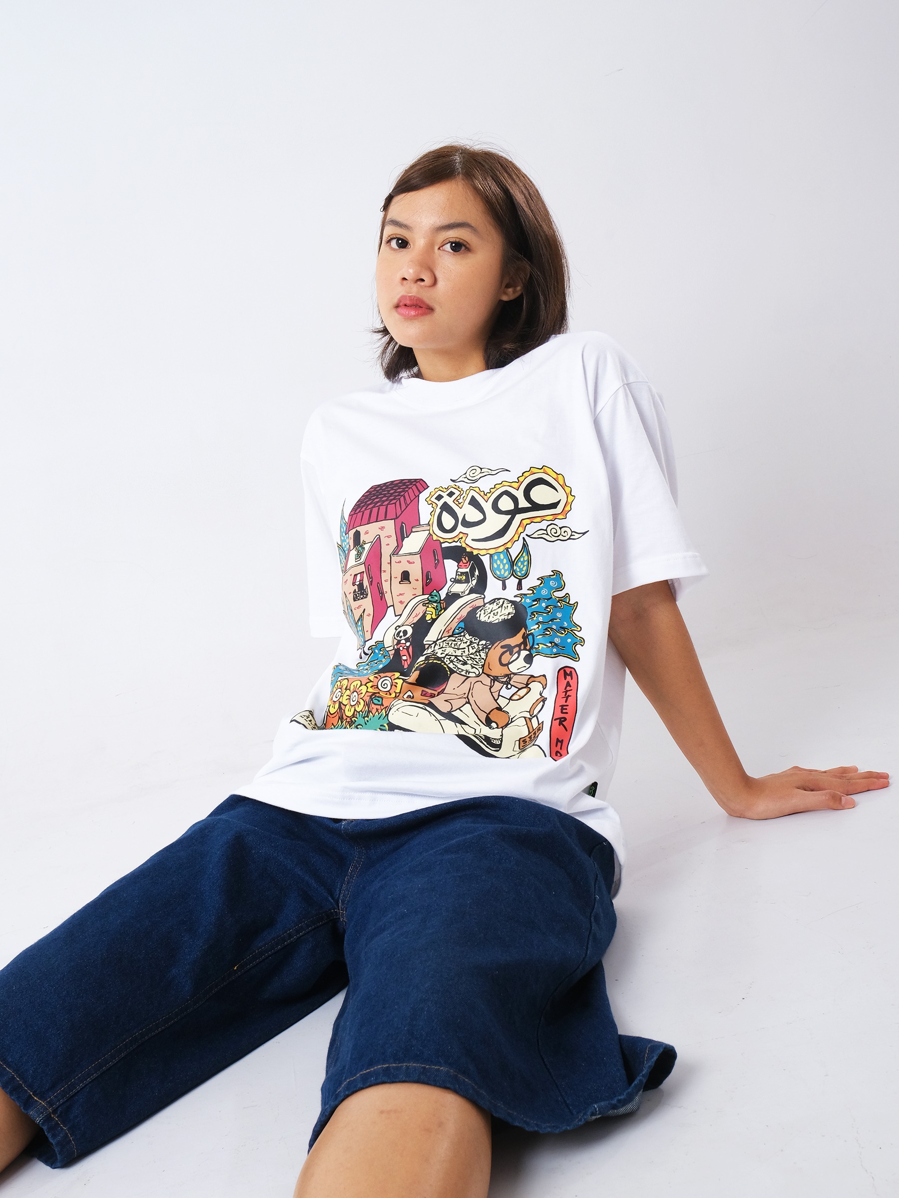 CRSL X MATTER MOS PULANG TEES WHITE 
