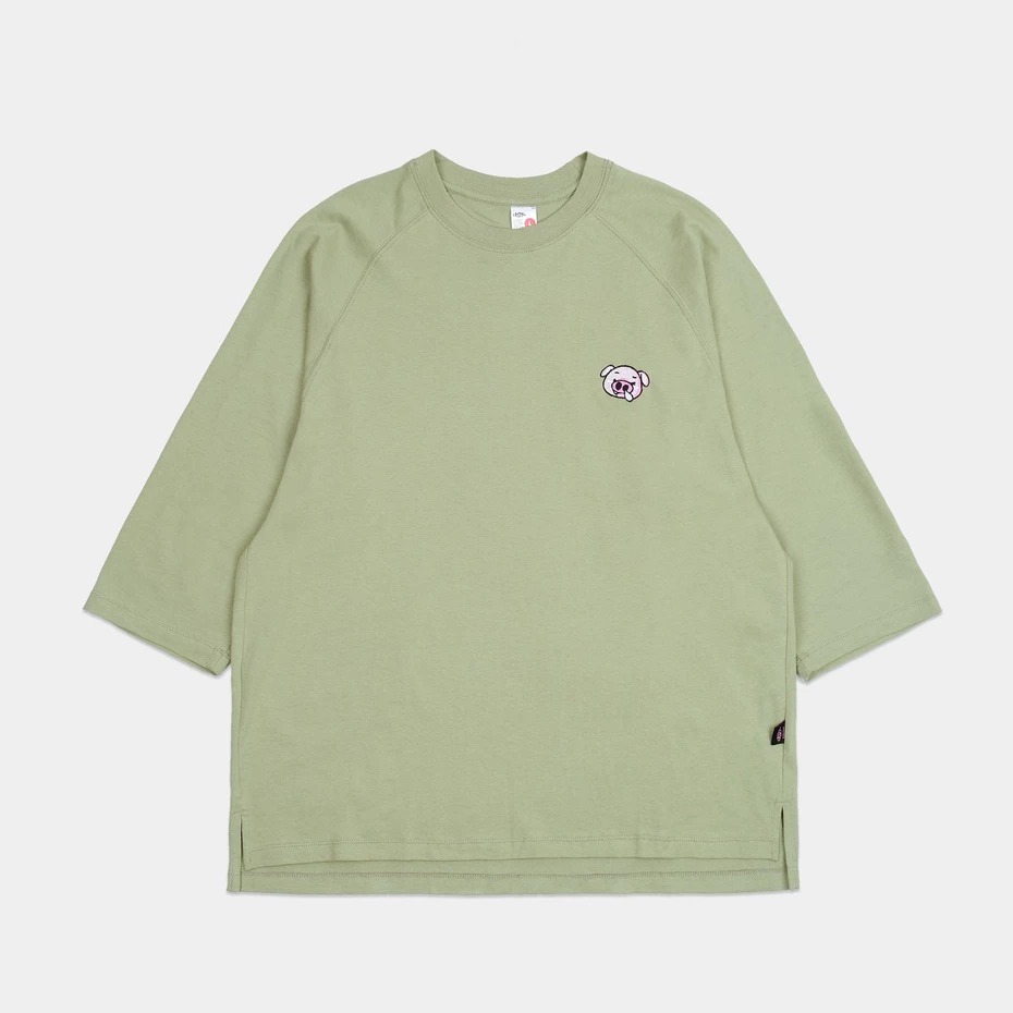 CRSL Pigko Regie Tees | Green Sage | Kaos Pria | Kaos Wanita | Kaos oversized 3/4 | oversize