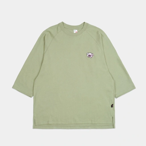 CRSL Pigko Regie Tees | Green Sage | Kaos Pria | Kaos Wanita | Kaos oversized 3/4 | oversize