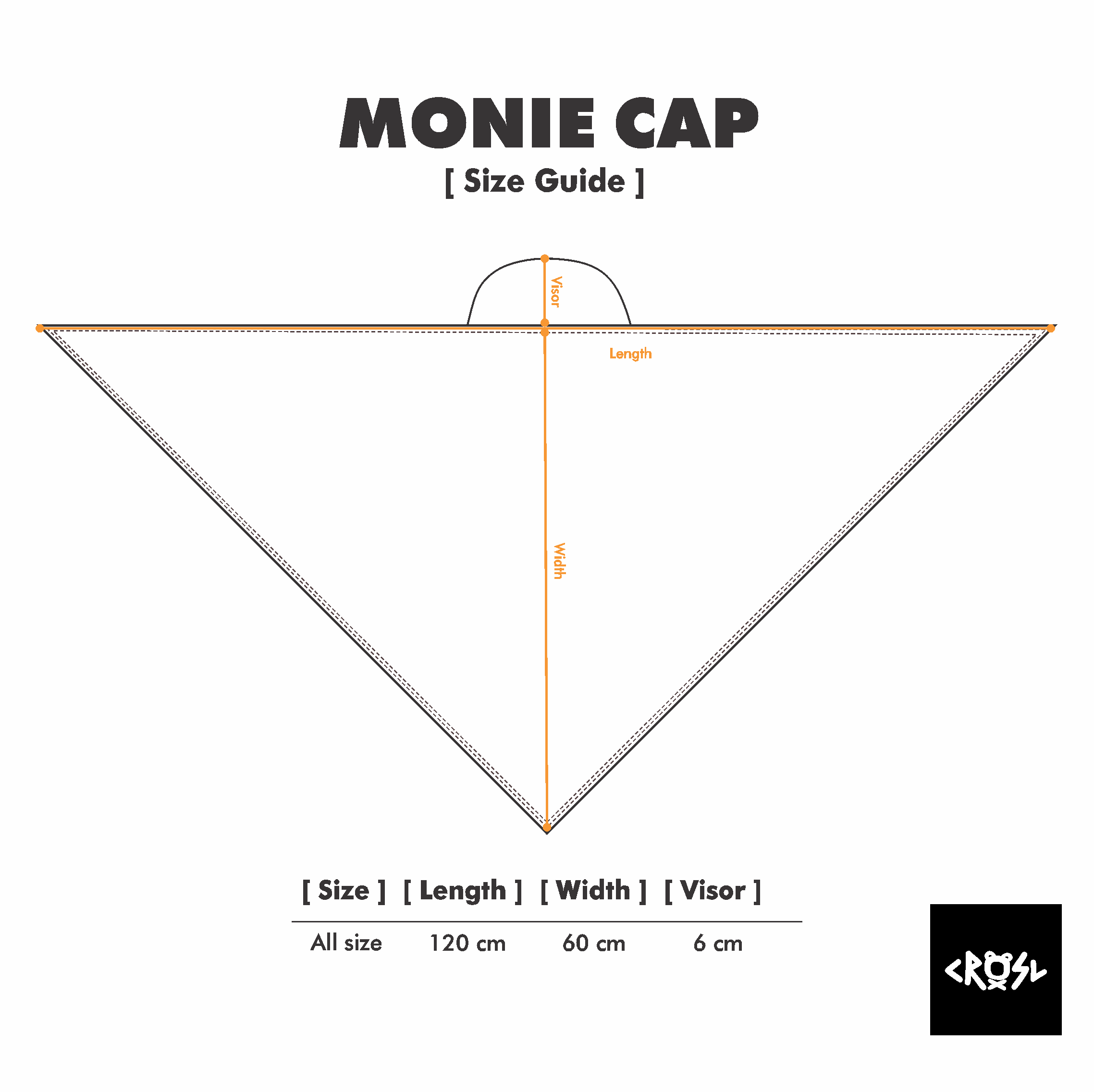CRSL Monie Cap | Bandana Cap | Topi Cap Hat Scarf Unisex Pria Wanita