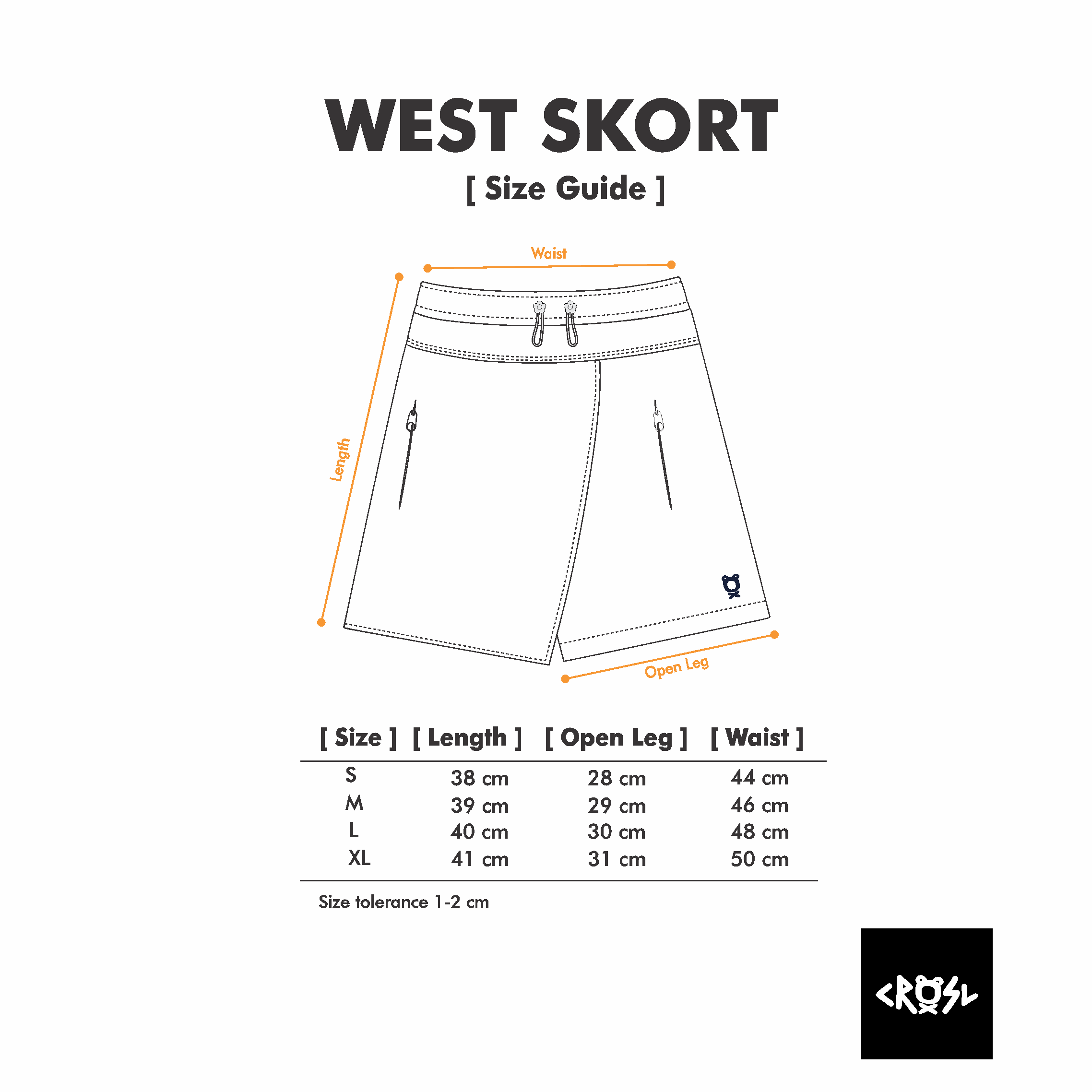 CRSL West Skort Series I Official Merchandise CRSL