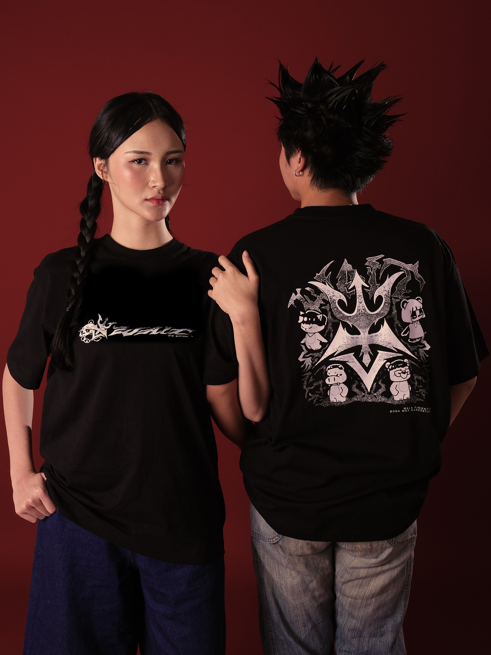 CRSL X W.A.I.T TIME TEES BLACK