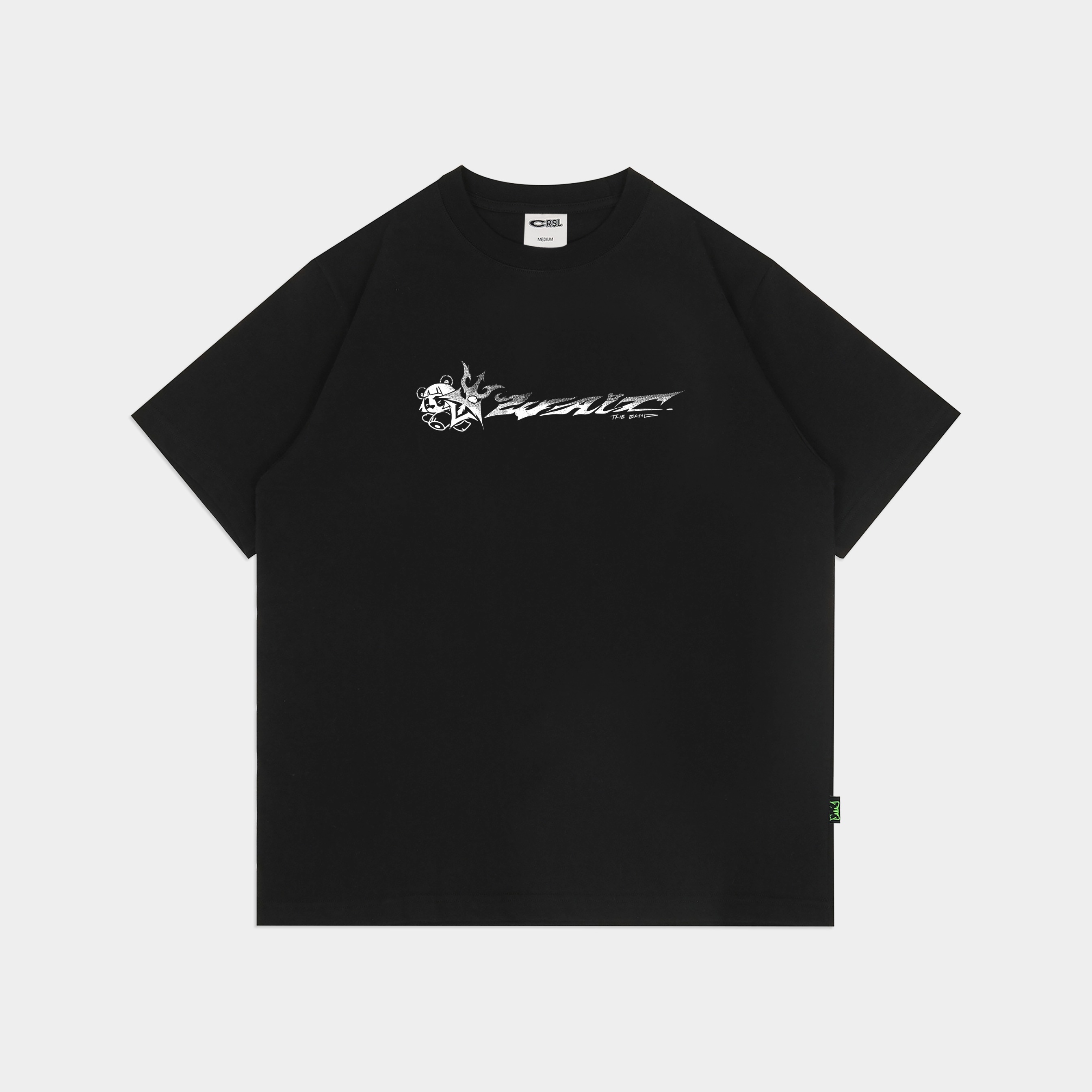 CRSL X W.A.I.T TIME TEES BLACK