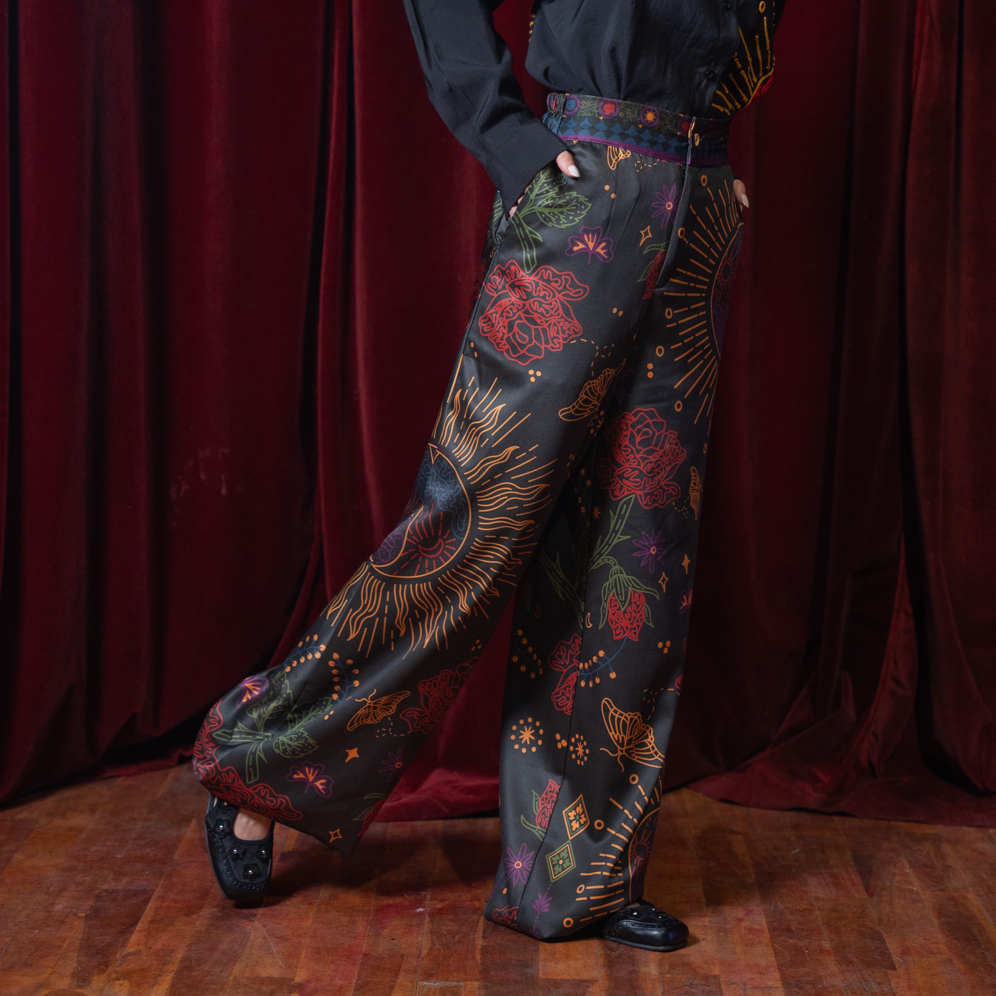 Andromeda Pants Black - Nonaetal X Dianable