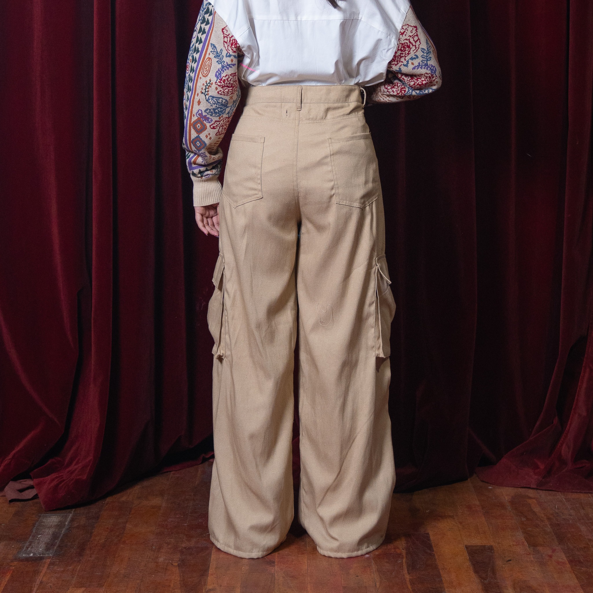 Virgo Cargo Pants Khaki - Nonaetal X Dianable