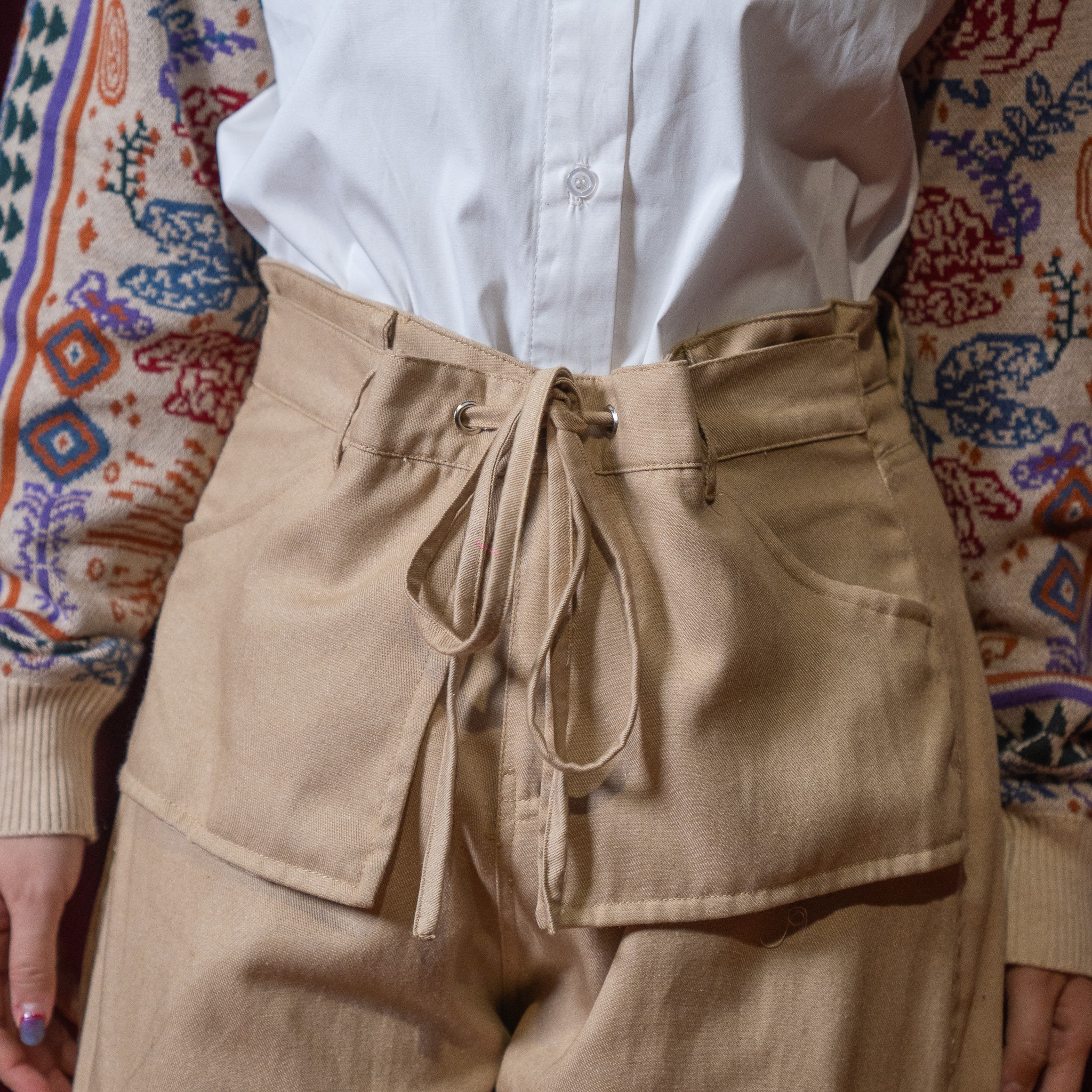 Virgo Cargo Pants Khaki - Nonaetal X Dianable