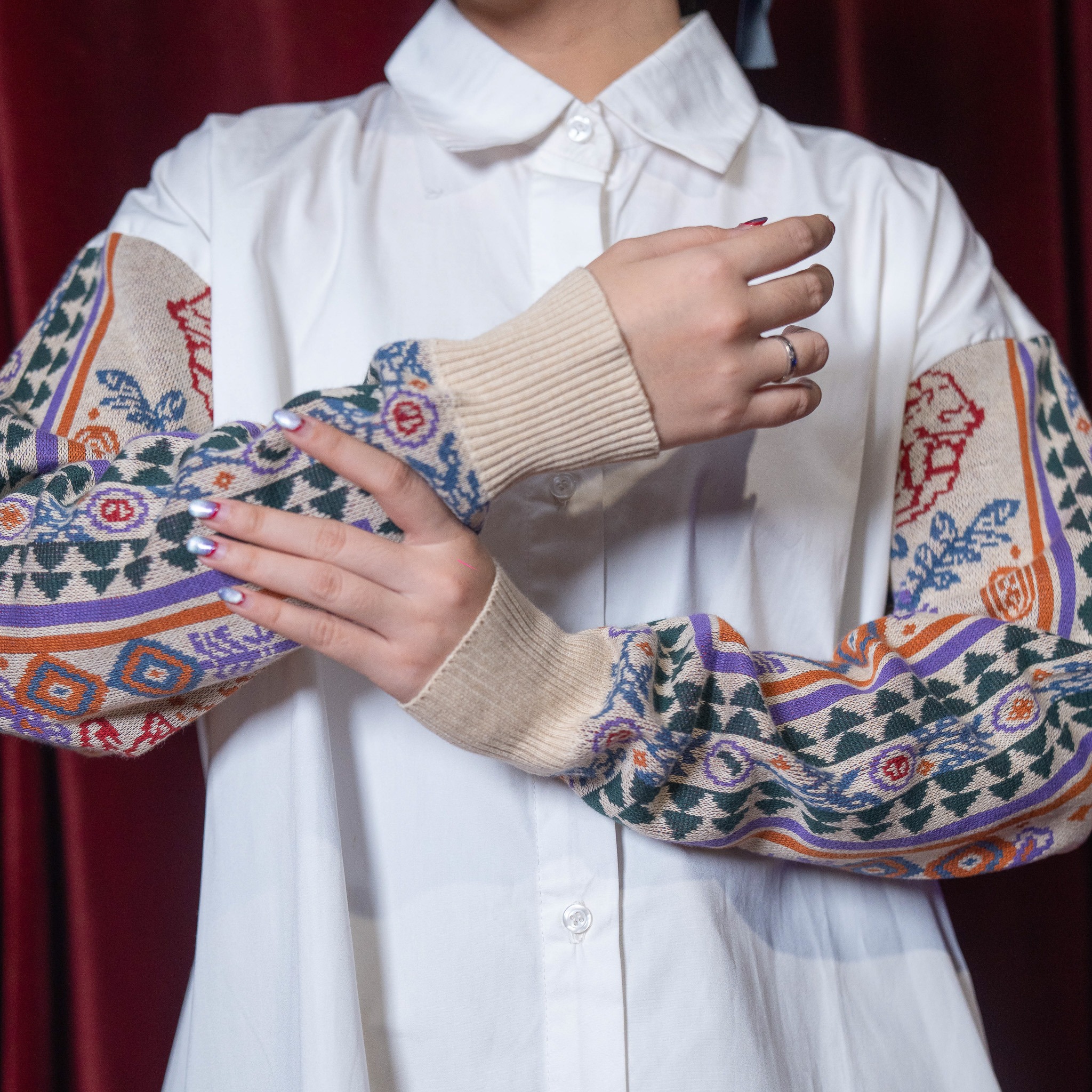 Virgo Shirt Knit Sleeve - Nonaetal X Dianable