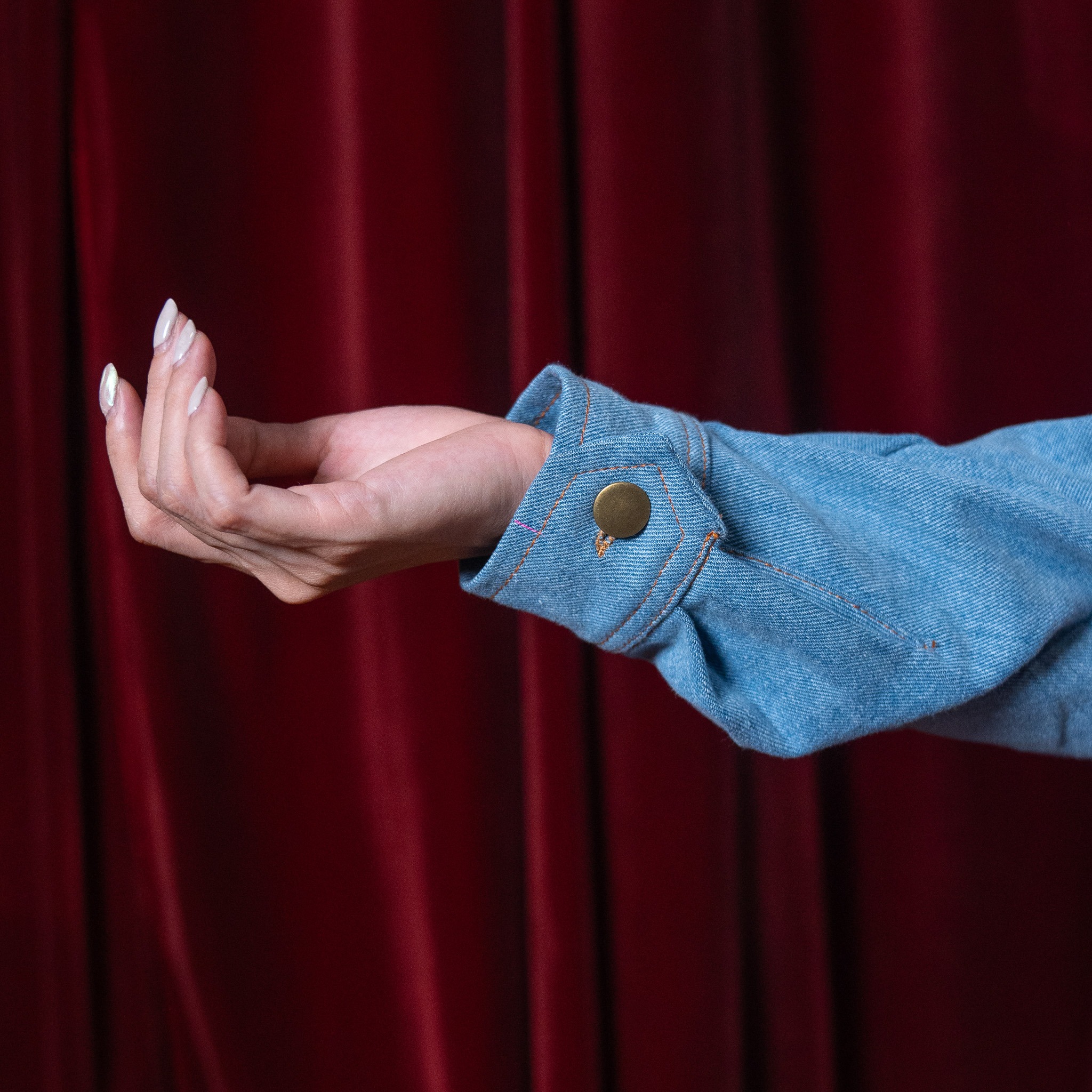 Phoenix Embroidery Jacket Light Blue Denim - Nonaetal X Dianable