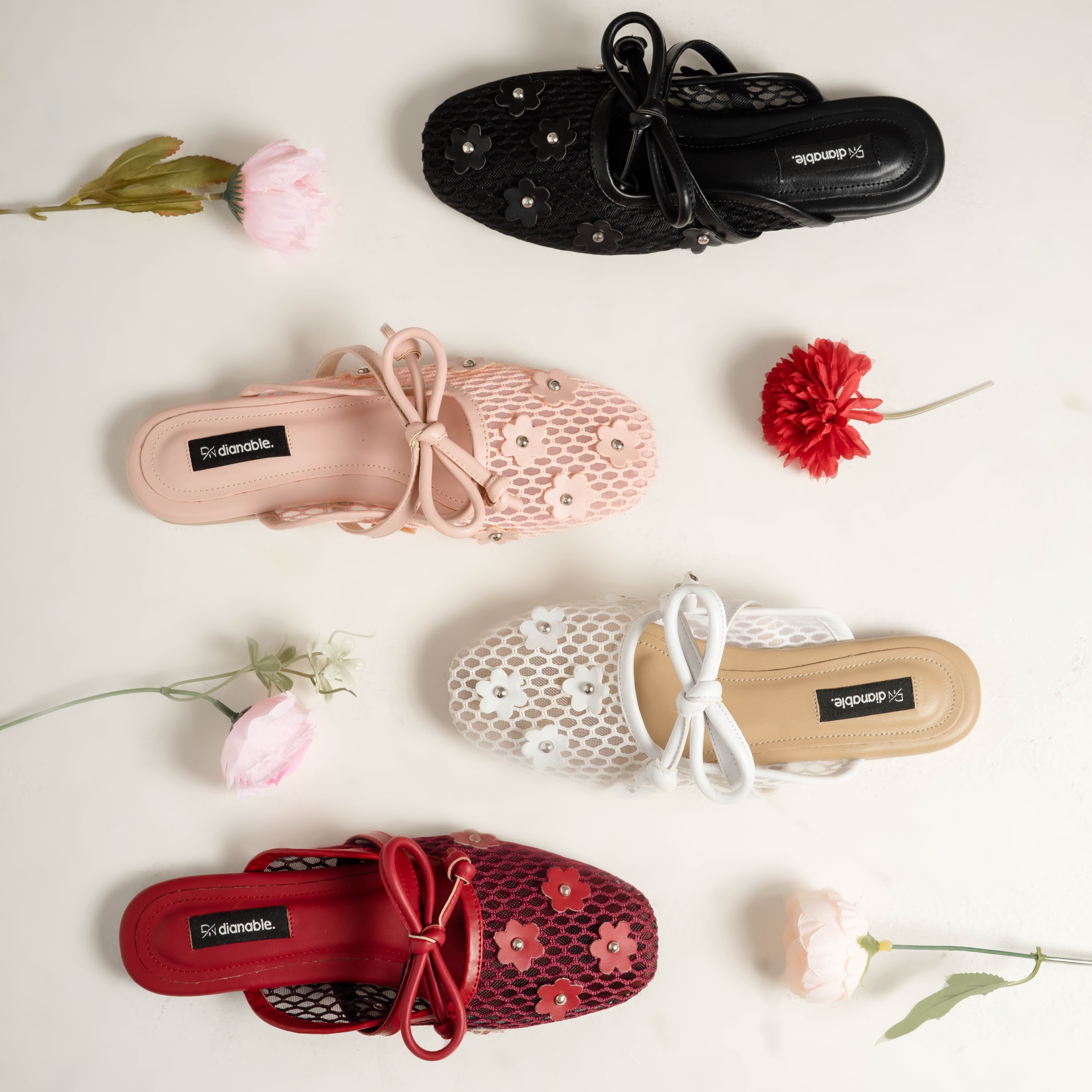Kansa Flat Mules Sandal Dianable