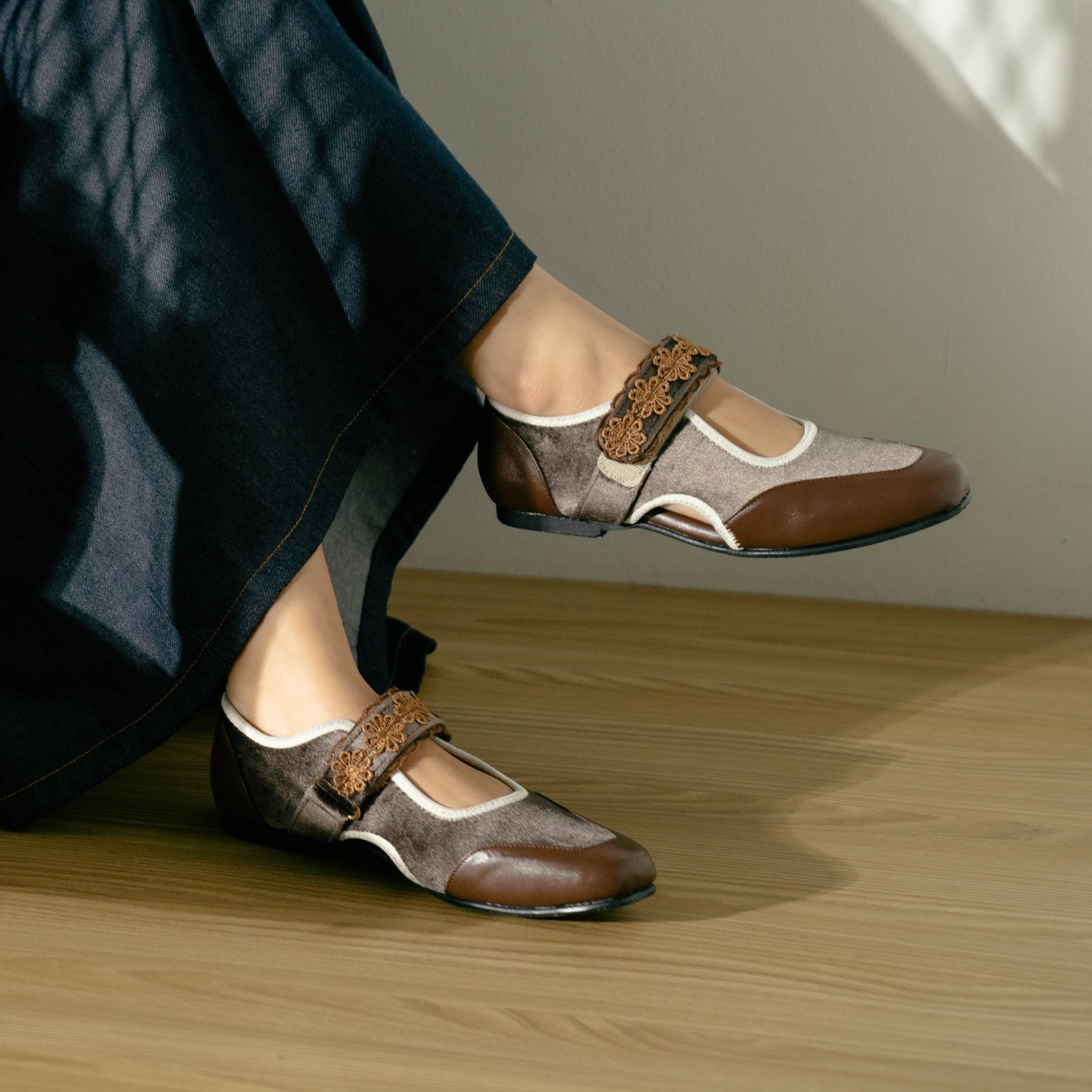Dianable - Ilona Brown Flatshoes Sepatu Wanita