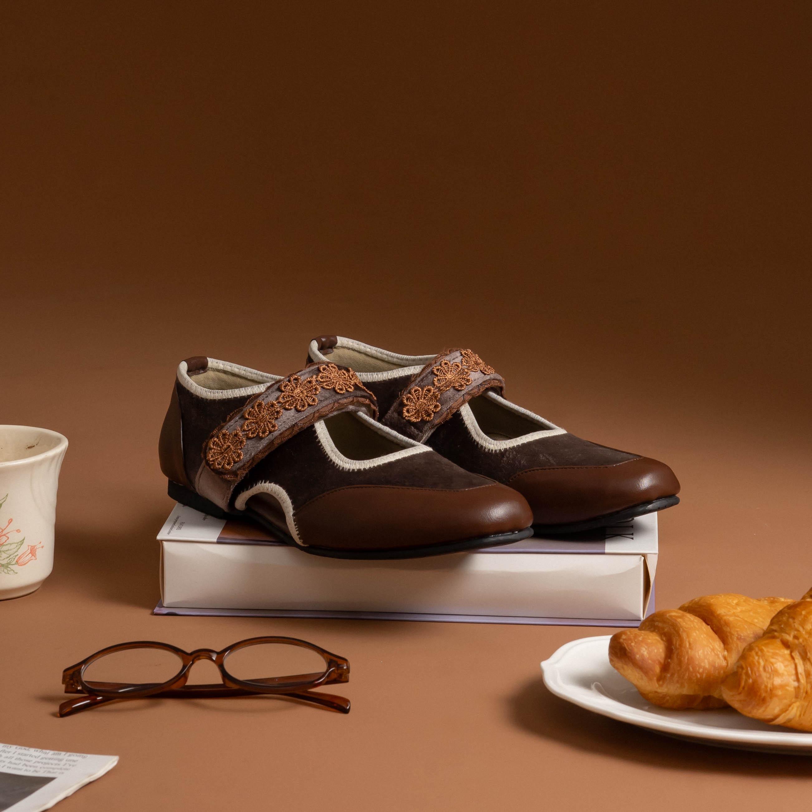 Dianable - Ilona Brown Flatshoes Sepatu Wanita