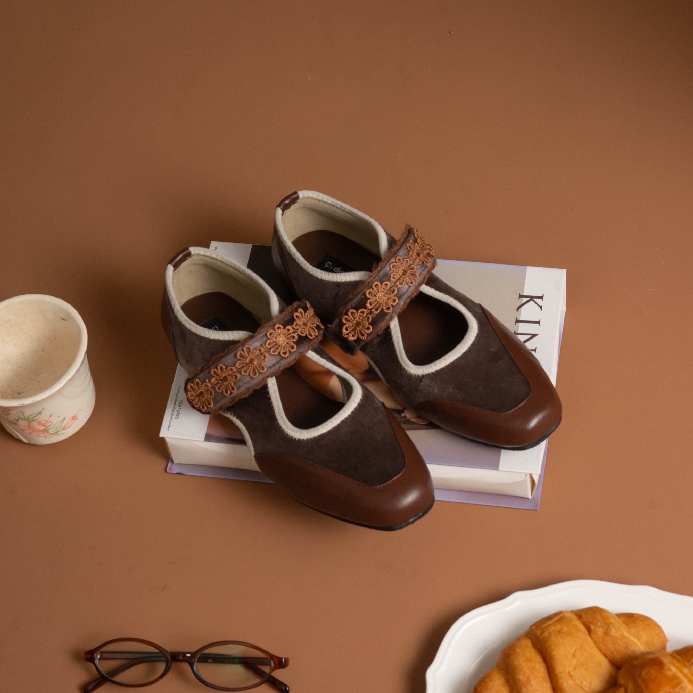 Dianable - Ilona Brown Flatshoes Sepatu Wanita