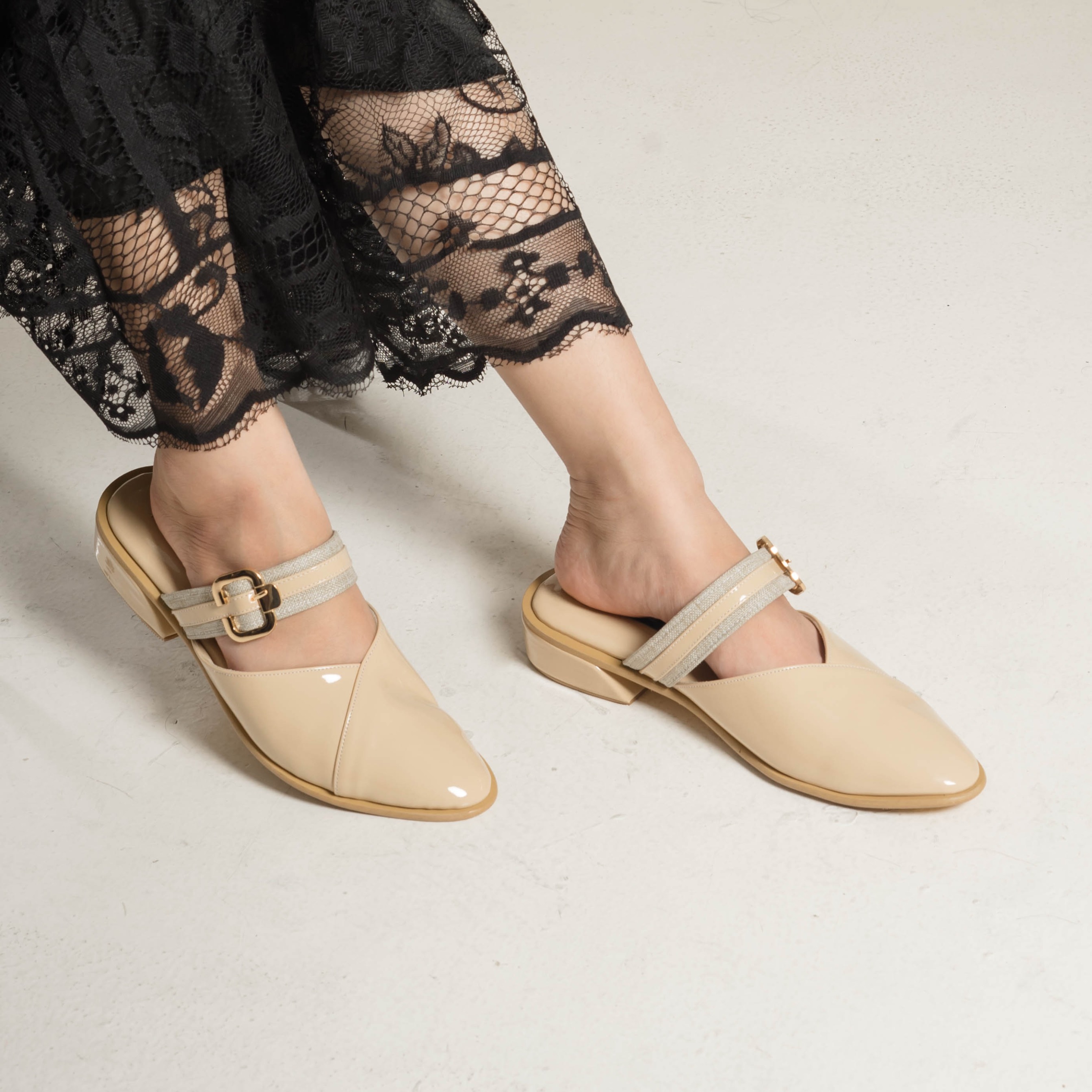 Naura Heels Mules Shoes Dianable