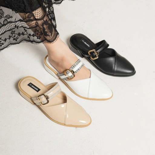 Image of Naura Heels Mules Shoes Dianable