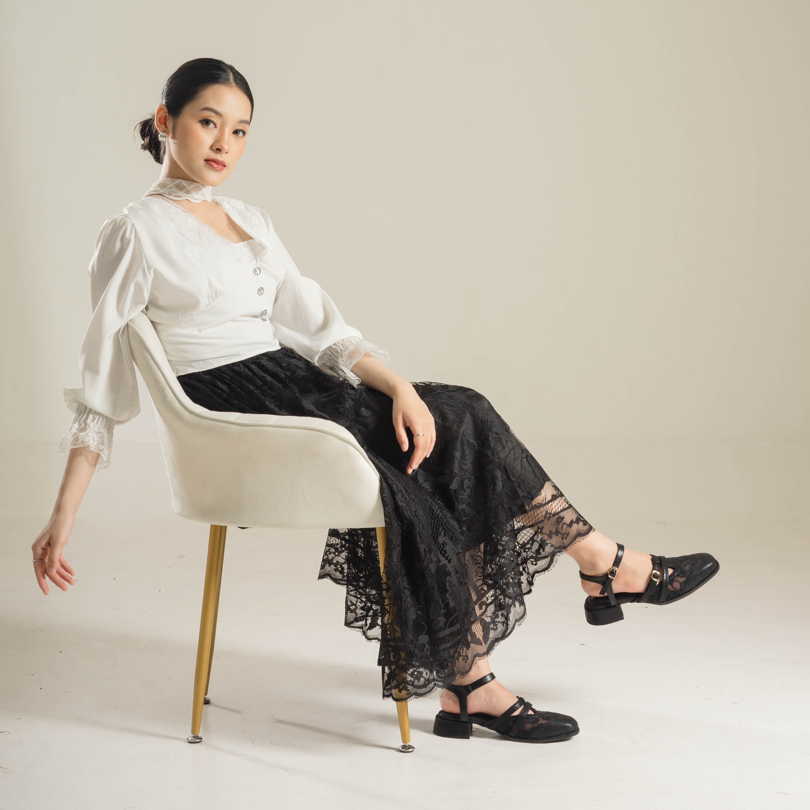 Thea Heels Mules Shoes - Dianable