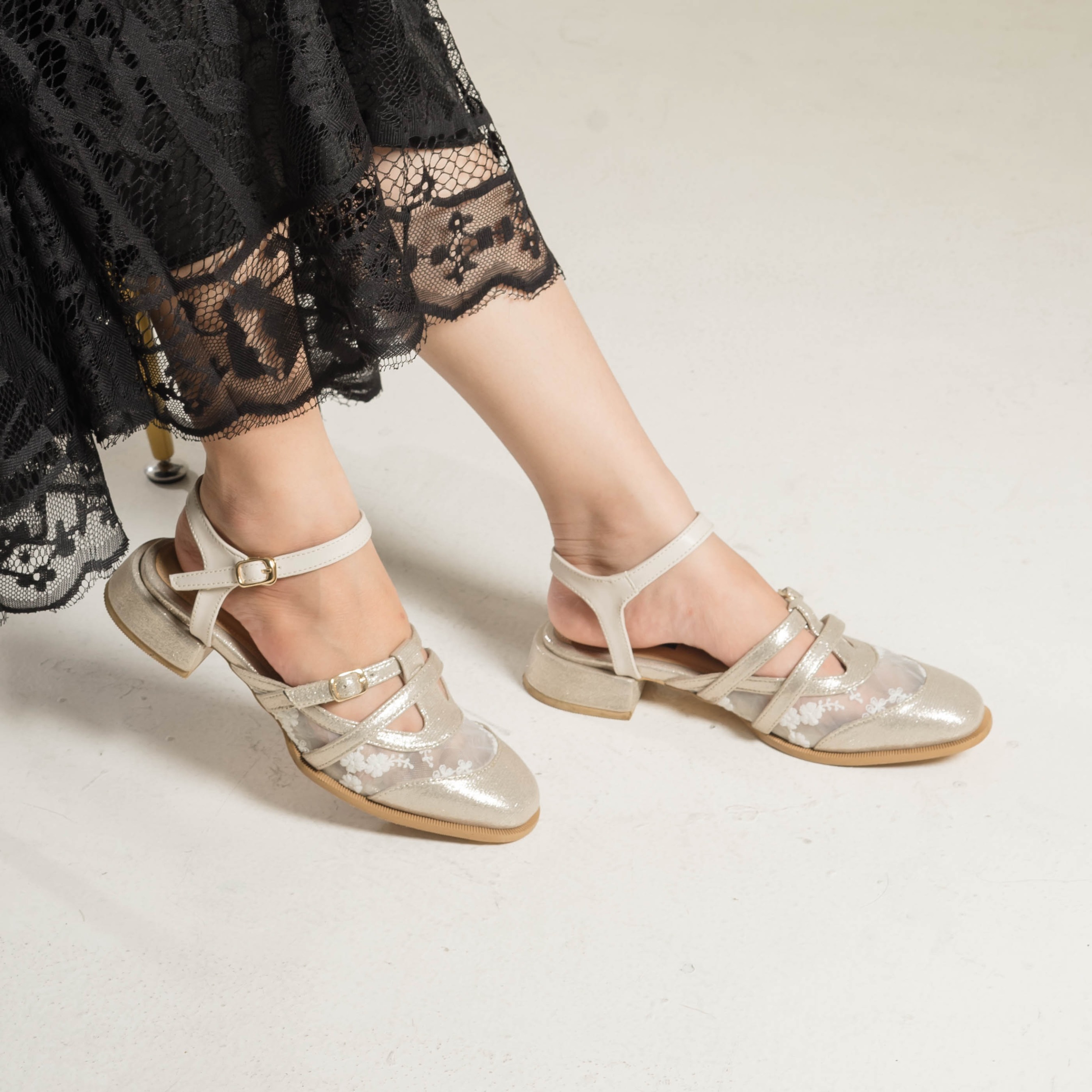 Thea Heels Mules Shoes - Dianable